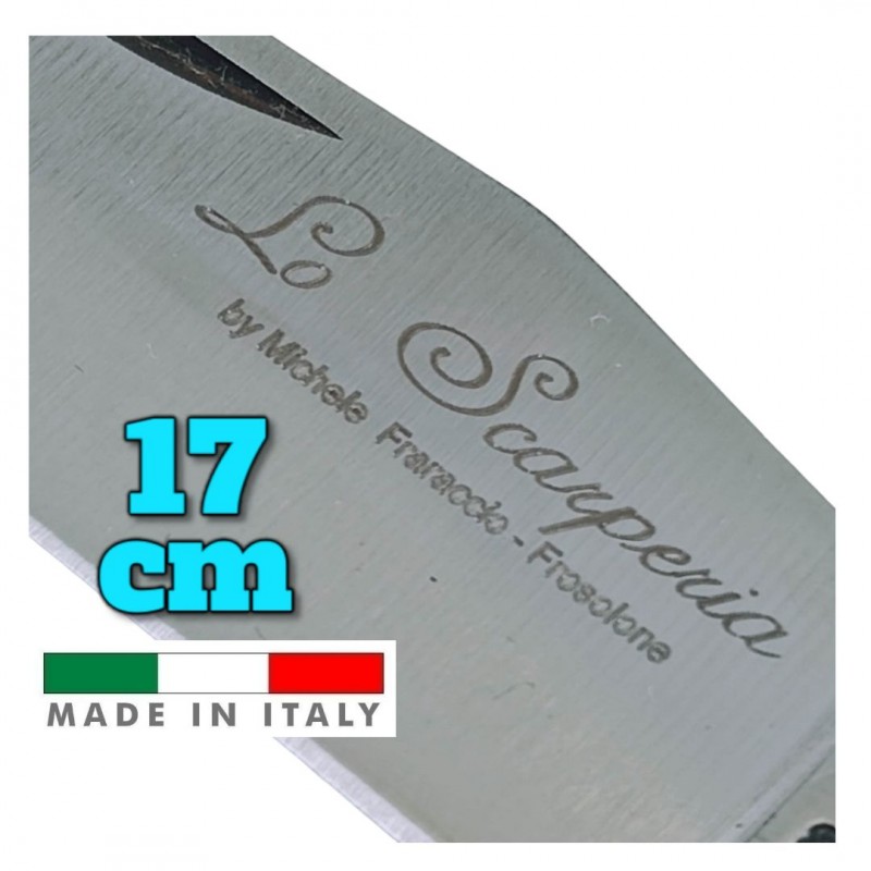 Couteau italien Fraraccio PCF Scarperia corne mitre laiton 17 cm