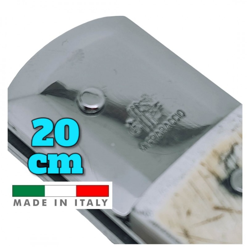 Couteau italien Fraraccio PCF Scarperia corne antique mitre inox 20 cm