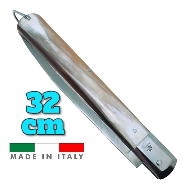 Couteau italien Fraraccio PCF Sfilato corne mitre laiton 32 cm