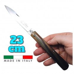 Couteau italien PCF Fraraccio Sfilato corne plein manche 23 cm