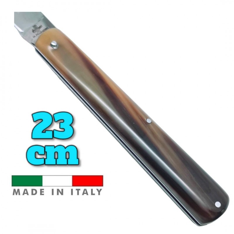 Couteau italien PCF Fraraccio Sfilato corne plein manche 23 cm