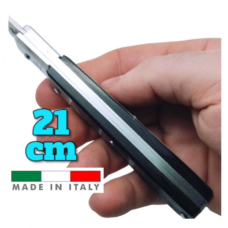 Couteau italien Fraraccio PCF Sfilato corne antique mitre inox 21 cm