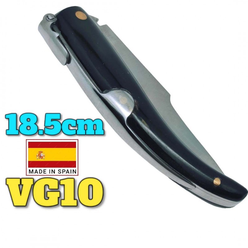 Couteau espagnol Cudeman corne de taureau palanquille VG10 18.5cm
