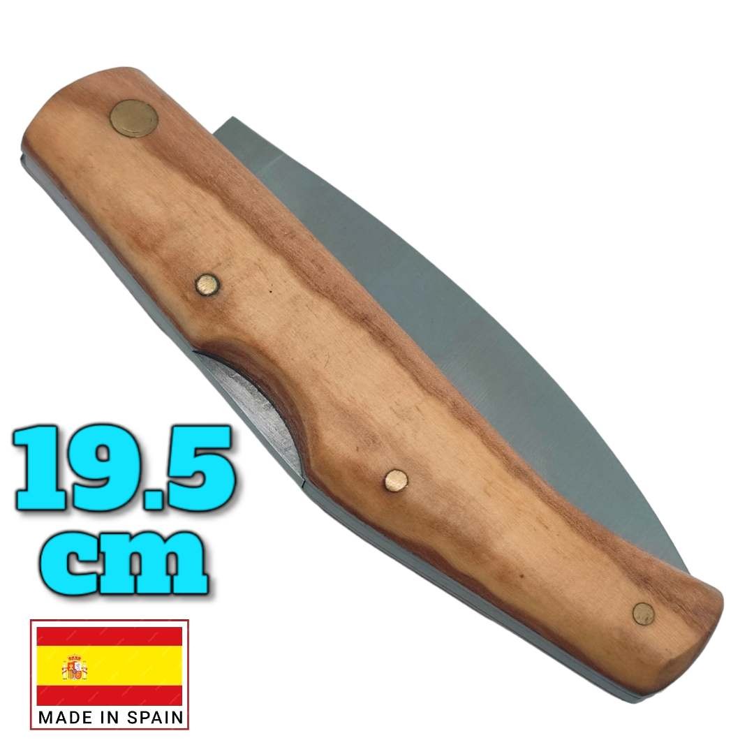 Couteau espagnol Cudeman Berger Delta olivier pompe centrale 20cm