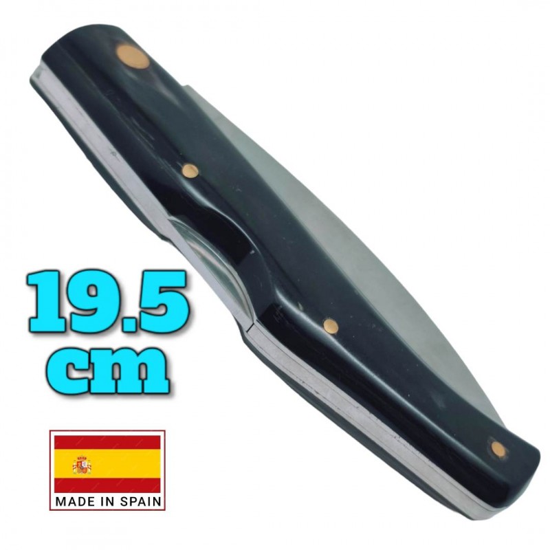 Couteau espagnol Cudeman Berger Delta corne pompe centrale 20cm