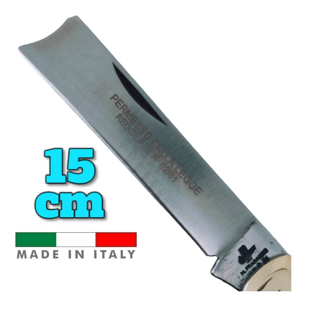 Couteau italien Fraraccio PCF mozzetta imitation corne mitre 15 cm