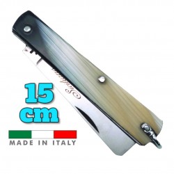 Couteau italien Fraraccio PCF mozzetta imitation corne mitre 15 cm