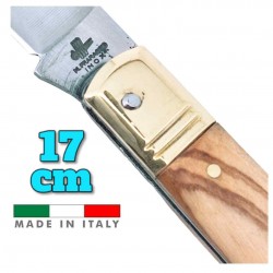 Couteau italien Fraraccio PCF permesso dalla legge olivier mitre laiton 17 cm