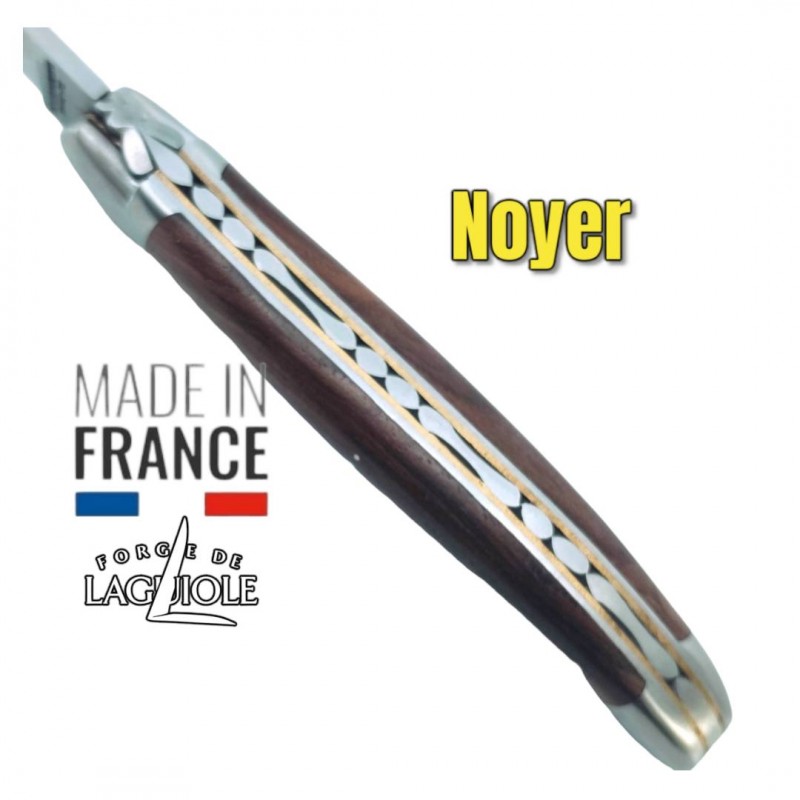 Couteau pliant Forge de Laguiole  forgé noyer double platines gamme Edition